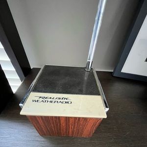 Realistic Brand 1980’s Cube Shape Battery Powered Weather Radio